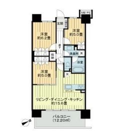 ライオンズ茅ヶ崎ザ・アイランズ 8階 間取り図