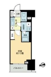 ザ・ライオンズフォーシア鶴見 410 間取り図