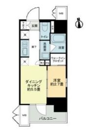 ザ・ライオンズフォーシア鶴見 1007 間取り図