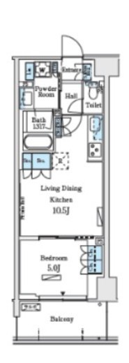 ロイヤルパークス赤羽ノース 318 間取り図