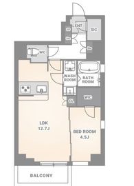 スプランディッド木場駅前 402 間取り図