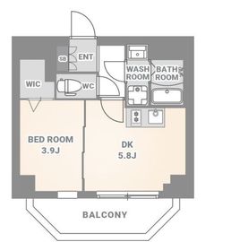 スプランディッド木場駅前 601 間取り図