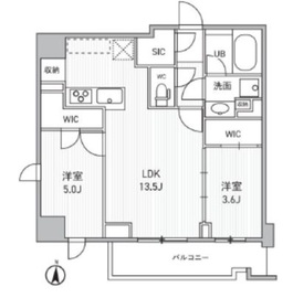 シーズンフラッツ両国サウス 301 間取り図