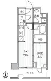 シーズンフラッツ両国サウス 305 間取り図