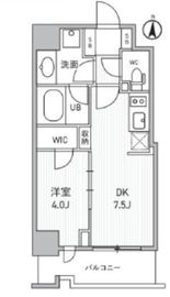シーズンフラッツ両国サウス 308 間取り図