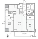 シーズンフラッツ両国サウス 309 間取り図