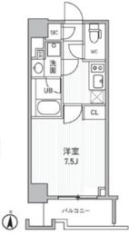 シーズンフラッツ両国サウス 704 間取り図