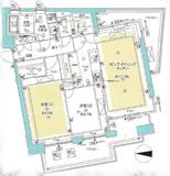 ロイヤルシーズン麻布永坂 8階 間取り図