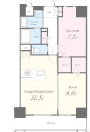 グラン クレイエル 両国 302 間取り図