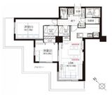 晴海ビュータワー（晴海アイランドトリトンスクエアビュータワー） 11階 間取り図