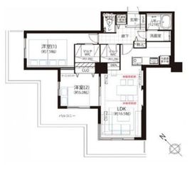 晴海ビュータワー（晴海アイランドトリトンスクエアビュータワー） 11階 間取り図