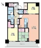 リヴァリエ 27階 間取り図