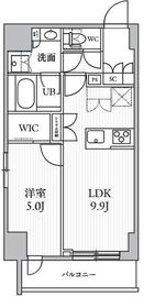 シーズンフラッツ滝野川 1301 間取り図