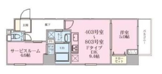 IL PRIMO KISOYA 303 間取り図