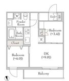 テラブリック南大井 501 間取り図
