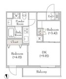 テラブリック南大井 201 間取り図