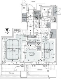 三田ガーデンヒルズ PARK MANSION 6階 間取り図