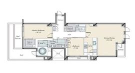 ヴェルス西麻布 4階 間取り図