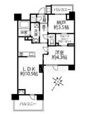クリオラベルヴィ横濱サウス 805 間取り図