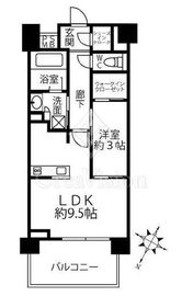 クリオラベルヴィ横濱サウス 1104 間取り図