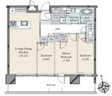 パークコート浜離宮ザ・タワー 29階 間取り図