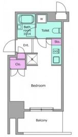 レジディア川崎 901 間取り図