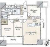 パークコート千代田富士見ザ タワー 12階 間取り図