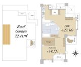 恵比寿シティハウス 14階 間取り図