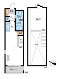 カッシア目黒 313 間取り図