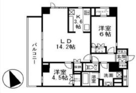 H-スクエア吉祥寺南町 403 間取り図