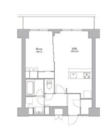 オアーゼ日暮里レジデンス 808 間取り図