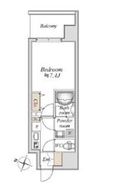 板橋本町ステーションレジデンス 6階 間取り図