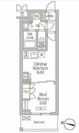 ミレーネ滝野川 210 間取り図