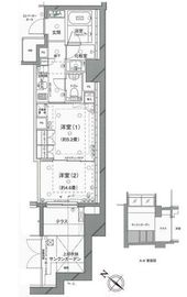 ピアース乃木坂 地下1階 間取り図