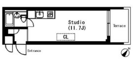 ラティエラ武蔵小山 101 間取り図