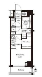 アーバンパーク住吉 502 間取り図
