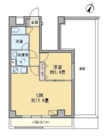 カスタリア千駄ヶ谷 304 間取り図
