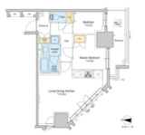 プラウドフラット錦糸町ウエスト 904 間取り図
