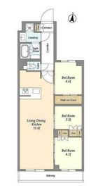 アジールコート練馬中村橋 322 間取り図