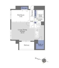 コンフォール池田山 1階 間取り図