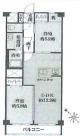 秀和代官山レジデンス 8階 間取り図