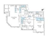 パークコート六本木ヒルトップ 25階 間取り図