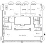 ドルフブルーメン 5階 間取り図