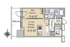 大崎ステーションレジデンス 20階 間取り図