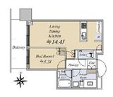 大崎ステーションレジデンス 29階 間取り図