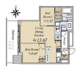 大崎ステーションレジデンス 29階 間取り図