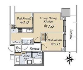 大崎ステーションレジデンス 30階 間取り図
