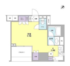 コンフォリア池袋DEUX 201 間取り図