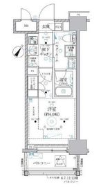 ベルグレード川崎AZ 14階 間取り図
