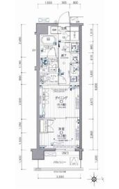 デュオステージ北千住 4階 間取り図